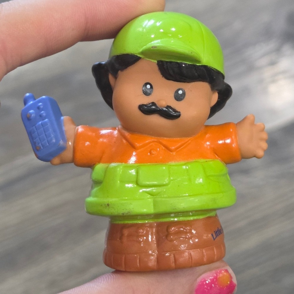 Fisher-Price Little People Zoo Keeper Figure 2001 Mattel‎ Collectible Vintage